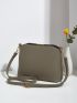 Metal Decor Crossbody Bag