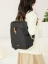 Geometric Decor Functional Backpack