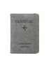 Airplane & Letter Embossed Passport Case