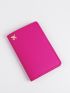 Neon Pink Plane Pattern Passport Case