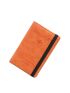 Neon Orange Airplane & Letter Embossed Passport Case