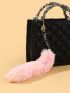 Fluffy Tail Decor Bag Charm Keychain Car Pendant Phone Ornament