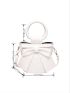 Mini Bow Decor Top Ring Bucket Bag