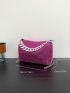 Mini Rhinestone Decor Chain Crossbody Bag