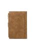 Letter Embossed Snap Button Passport Case