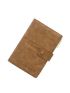 Letter Embossed Snap Button Passport Case