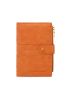 Letter Embossed Snap Button Passport Case