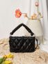 Quilted Detail Square Bag