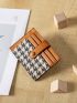 Houndstooth Pattern Card Holder Multi-Card Card Organizer for Storage Credit Cards