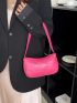 Neon Pink Hobo Bag