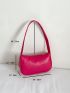 Neon Pink Hobo Bag