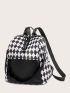 Argyle Pattern Functional Backpack