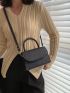 Mini Minimalist Top Handle Flap Square Bag