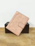 Airplane & Letter Embossed Passport Case