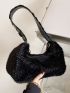 Minimalist Fluffy Hobo Bag