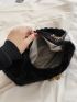 Minimalist Fluffy Hobo Bag