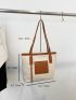 Two Tone Straw Bag