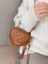 Mini Geometric Quilted Novelty Bag