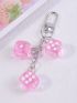 Dice Design Bag Charm Keychain Creative Bag Pendants