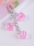 Dice Design Bag Charm Keychain Creative Bag Pendants