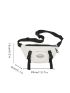 Letter Graphic Release Buckle Decor Fanny Pack