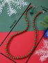 Christmas Tree Decor Beaded Bag Strap