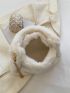 Chain Decor Fluffy Square Bag