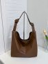 Minimalist Large Capacity Hobo Bag