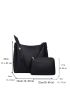 Minimalist Shoulder Bag With Inner Pouch