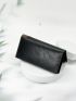 Letter Graphic Long Wallet Bifold Vintage