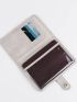 Airplane & Letter Graphic Passport Case