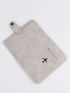 Airplane & Letter Graphic Passport Case