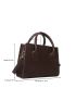 Crocodile Embossed Square Bag