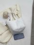 Mini Minimalist Fluffy Satchel Bag