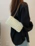 Minimalist Chain Ruched Bag