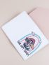 X BUTTERFLY Mushroom & Letter Graphic Passport Case