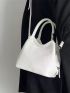 Mini Litchi Embossed Bucket Bag