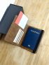 Letter & Airplane Embossed Passport Case