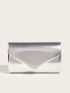 Metallic Flap Envelope Bag