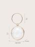 Mini Clear Ring Handle Design Chain Circle Bag