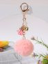 Tassel Decor Pom Pom Bag Charm