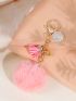 Tassel Decor Pom Pom Bag Charm