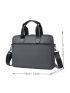 Men Minimalist Double Handle Laptop Handbag Briefcase