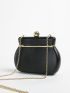 Mini Metallic Detail Chain Novelty Bag