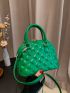 Quilted Double Handle Dome Bag