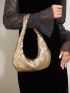 Sequin Decor Hobo Bag