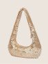 Sequin Decor Hobo Bag