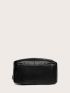 Litchi Embossed Shoulder Bag