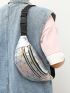 Geometric Pattern Waist Bag