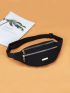 Letter Patch Decor Fanny Pack